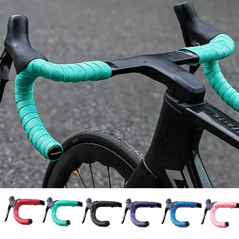 Bike Handlebar Tape - เทปพันแฮนด์จักรยาน ลดแรงสั่นสะเทือน กันลื่น นุ่มสบาย สำหรับจักรยานถนนและจักรยานกรวด ระบายอากาศได้ดี