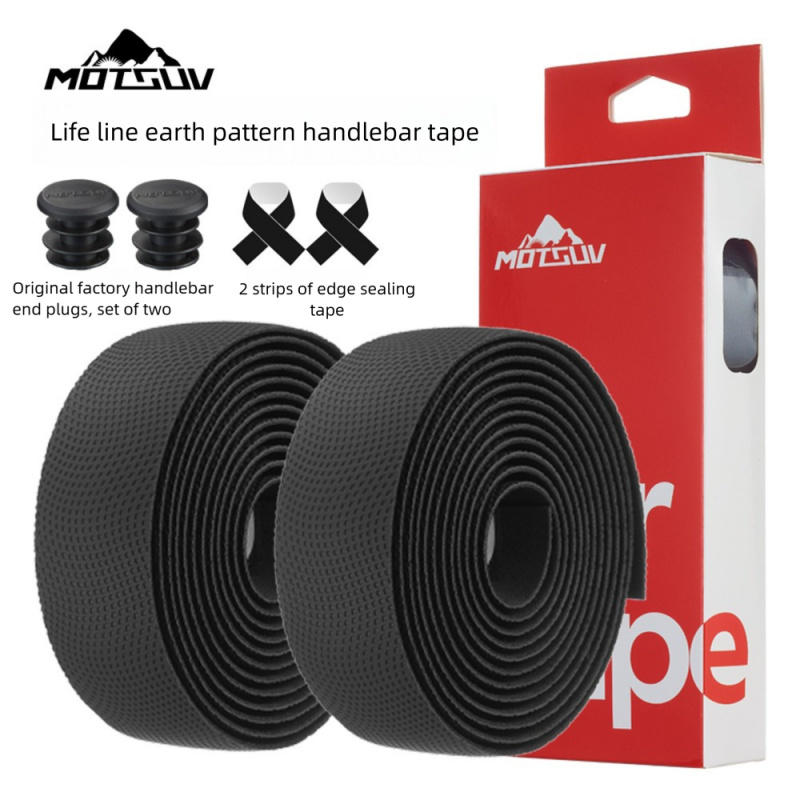 Bike Handlebar Tape - เทปพันแฮนด์จักรยานซิลิโคนแบบดรอปบาร์ กันลื่น ทนทานต่อการสึกหรอ ดูดซับแรงกระแทก สำหรับจักรยานเสือหมอบกลางแจ้ง