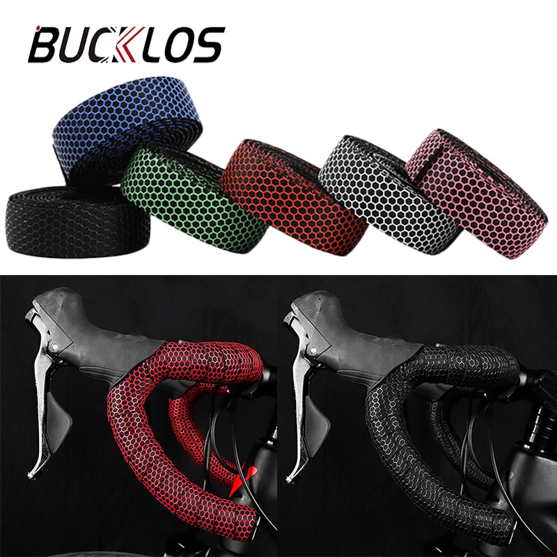 Bike Handlebar Tape - Bucklos เทปพันแฮนด์จักรยานเสือหมอบกันลื่นเทปพันมือจับซิลิกาเจลอุปกรณ์เสริมจักรยานดูดซับแรงกระแทก