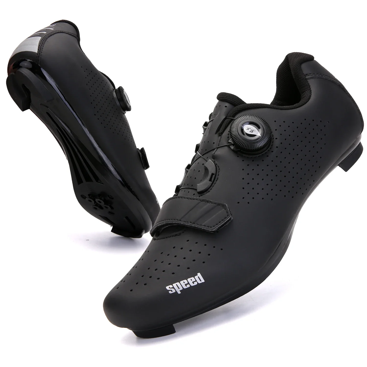 Clipless Mtb Shoes - รองเท้าสนีกเกอร์สำหรับผู้ชาย sepatu Road BIKE เรืองแสงหัวเข็มขัดคู่น้ำหนักเบารองเท้าปั่นจักรยาน MTB