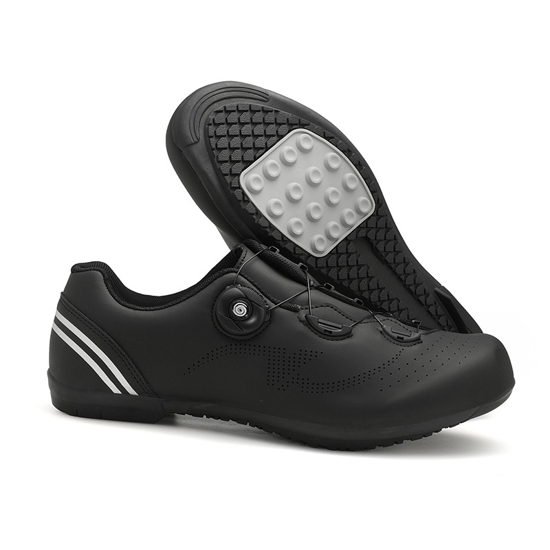Clipless Mtb Shoes - รองเท้าจักรยานสำหรับผู้ชายและผู้หญิง รองเท้าปั่นจักรยานเสือหมอบ/เสือภูเขา ระบายอากาศได้ดี พื้นแข็ง แบบไม่มีคลิปล็อค พื้นเรียบ
