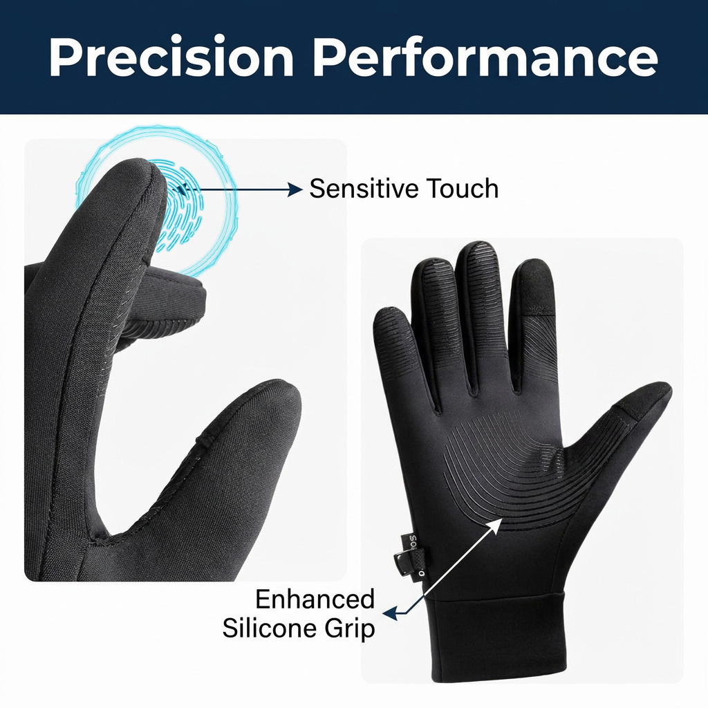 ถุงมือกีฬาฤดูหนาวสำหรับผู้ชาย, - Cycling Gear For Cold Weather บทวิจารณ์และราคา