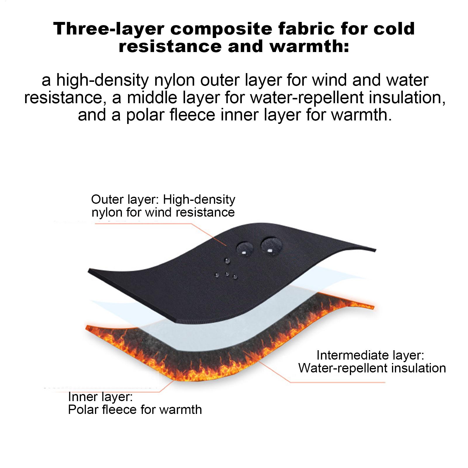 ถุงมือกันลมแบบสัมผัสหน้าจอได้  - Cycling Gear For Cold Weather บทวิจารณ์และราคา