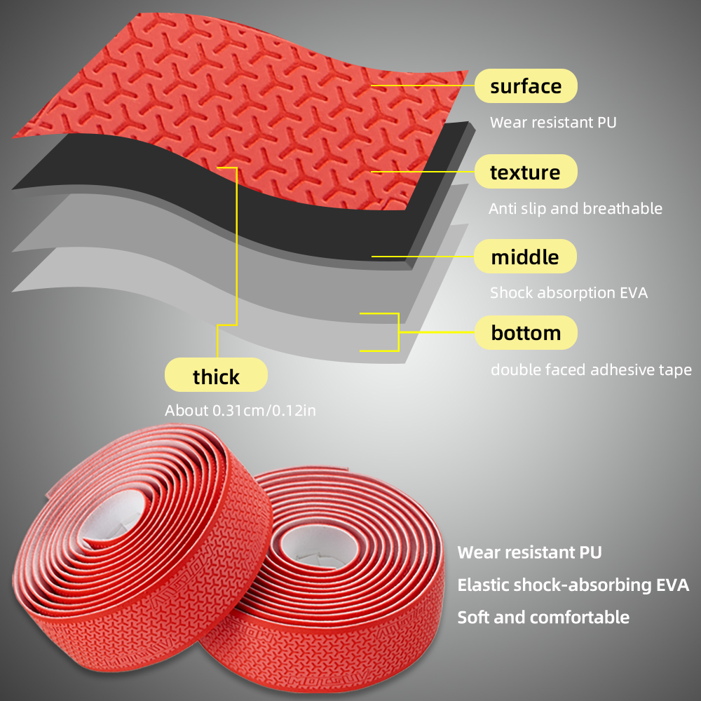 MOTSUV เทปพันแฮนด์จักรยานเสือห - Bike Handlebar Tape บทวิจารณ์และราคา