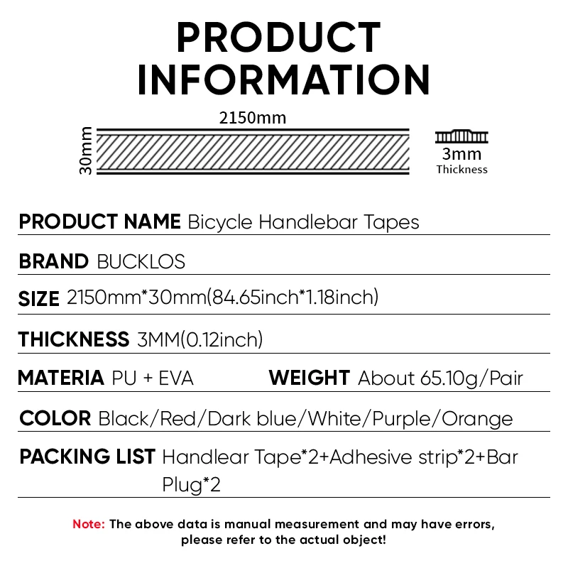 BUCKLOS เทปพันแฮนด์จักรยานเสือ - Bike Handlebar Tape บทวิจารณ์และราคา