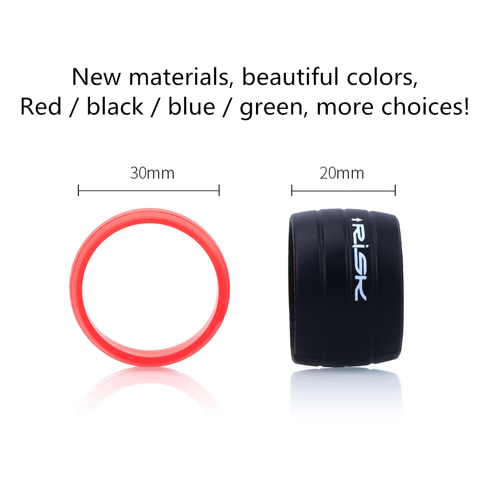 RISK 2 ชิ้น ซิลิโคนกันลื่นสำหร - Bike Handlebar Tape บทวิจารณ์และราคา