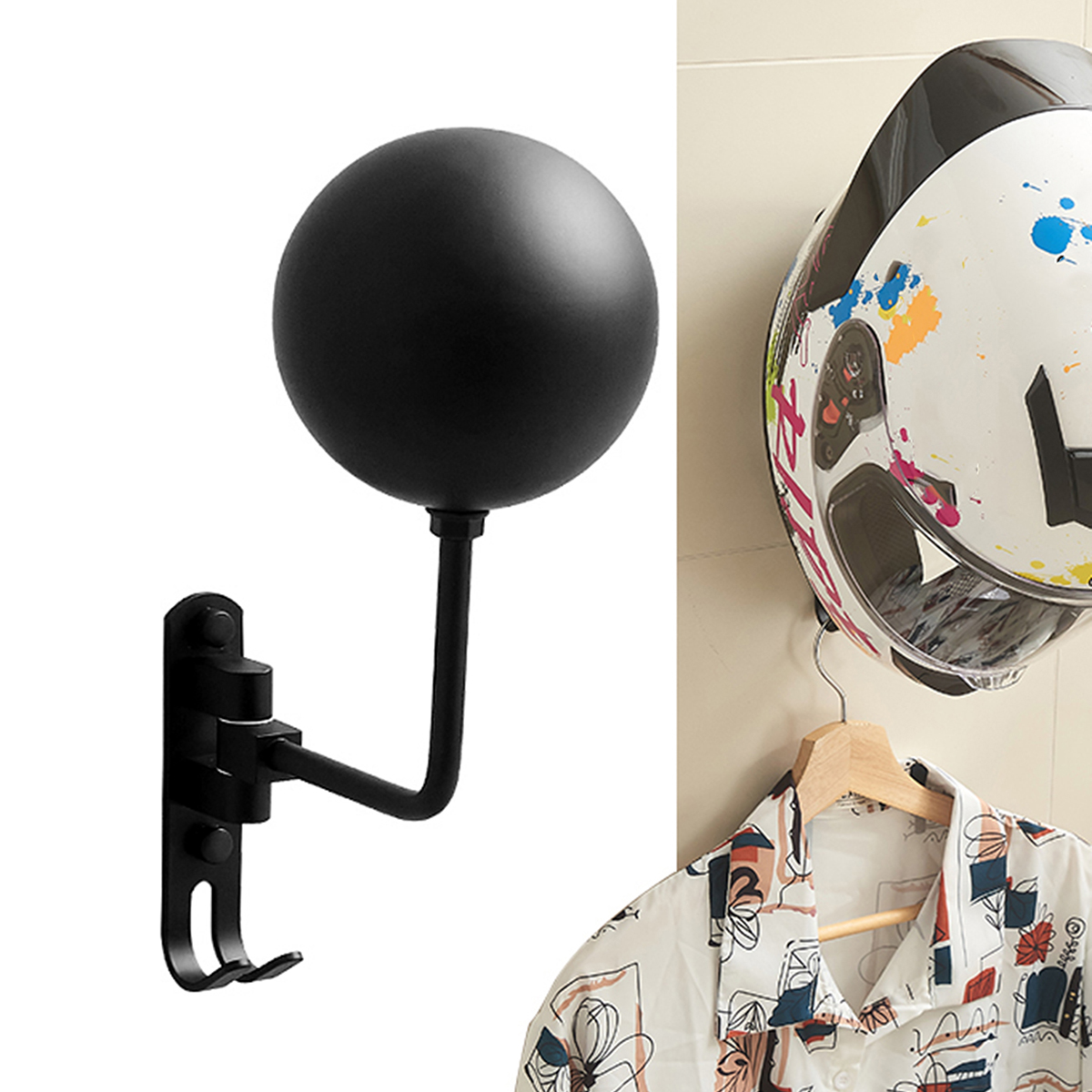 ที่แขวนหมวกกันน็อคมอเตอร์ไซค์แ - Cycling Gear Wall Mount บทวิจารณ์และราคา