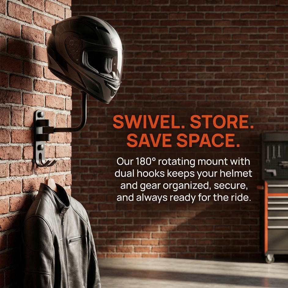 ที่แขวนหมวกกันน็อคอลูมิเนียมอั - Cycling Gear Wall Mount บทวิจารณ์และราคา